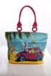 Пляжная сумка из ткани Collage, цвет: фуксия 00112386 2010 г инфо 9290r.